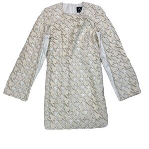 Black Halo Eve Long Sleeve Cocktail Dress